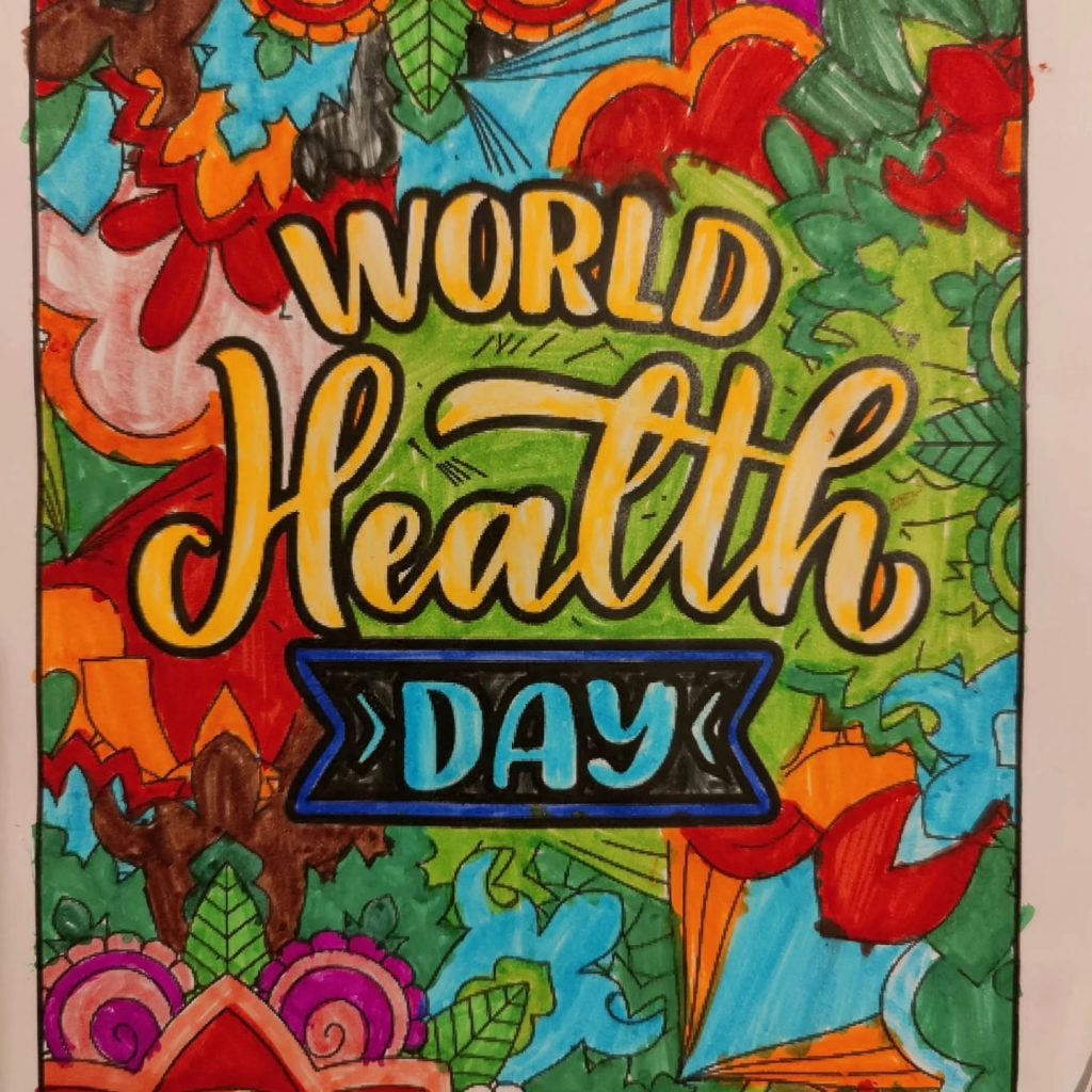 May be an image of text that says "MWORID WORLD Heatth DAY"